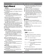 Preview for 19 page of Manta MMP12 User Manual