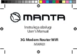 Preview for 1 page of Manta MWR01 User Manual