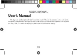 Preview for 18 page of Manta MWR01 User Manual