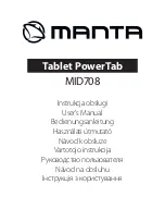 Preview for 1 page of Manta PowerTab MID708 User Manual