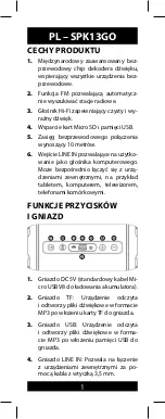 Preview for 2 page of Manta SPK13GO User Manual