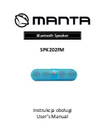 Manta SPK202FM User Manual preview