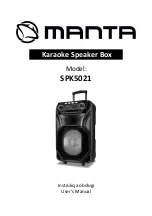 Preview for 1 page of Manta SPK5021 User Manual