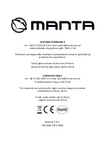 Preview for 12 page of Manta SPK5021 User Manual