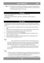 Preview for 16 page of Manta SPK9207 User Manual