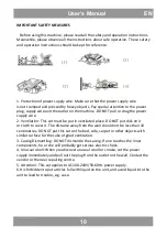 Предварительный просмотр 10 страницы Manta SPK95019 User Manual