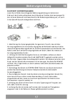 Предварительный просмотр 17 страницы Manta SPK95019 User Manual