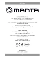 Предварительный просмотр 28 страницы Manta SWT201 User Manual