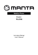 Preview for 1 page of Manta TEL1708 User Manual