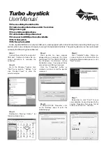 Preview for 2 page of Manta Turbo Joystick User Manual