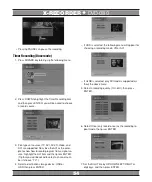 Предварительный просмотр 54 страницы Manta X-Recorder DVD-080 User Manual