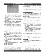 Предварительный просмотр 61 страницы Manta X-Recorder DVD-080 User Manual