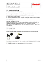 Preview for 11 page of Mantall XE100C Original Instructions Manual