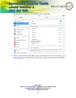 Предварительный просмотр 23 страницы MantaroBot TableTop TeleMe Quick Start Manual