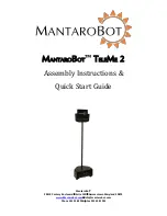 MantaroBot TeleMe 2 Assembly Instructions & Quick Start Manual preview