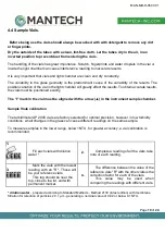 Предварительный просмотр 10 страницы Mantech Ap2000 Instruction Manual