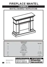 Предварительный просмотр 2 страницы Mantel 23WM9029 Instruction Manual