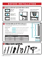 Предварительный просмотр 2 страницы MantelMount MM340 Installation Instructions Manual