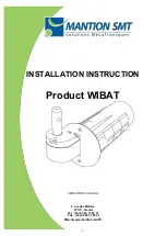 Mantion SMT WIBAT Installation Instruction preview