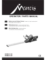 Mantis 8550-01-38 Operator'S Manual preview