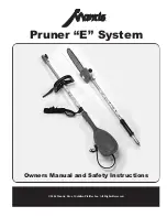 Mantis PRUNER Owner'S Manual And Safety Instructions предпросмотр