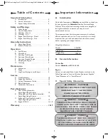 Preview for 3 page of Mantis SGHT30 Owner'S Manual And Safety Instructions