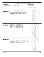 Mantra Oven Cabinet Instructions предпросмотр