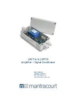 Mantracourt LVDT User Manual предпросмотр