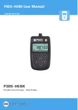 Предварительный просмотр 1 страницы Mantracourt PSDS-HSBK User Manual