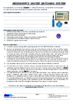 MANU ELECTRONICS ManuFlo ME3000-RPFS Information Sheet preview