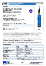 Preview for 5 page of MANU ELECTRONICS ManuFlo ME3000-RPFS Information Sheet