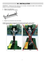 Предварительный просмотр 8 страницы Manupro MPRCLTT400 Instruction Booklet