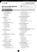 Preview for 2 page of Manusa Visio C2H Installation Manual