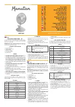 Manutan A227129 User Manual preview