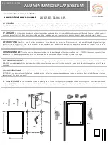 Manutan ALUMINIUM DISPLAY SYSTEM Maintenance preview