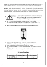 Предварительный просмотр 3 страницы Manutan XL15A User Manual