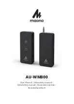 Maono AU-WM800 User Manual preview