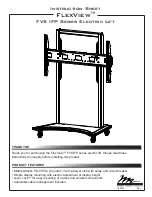 Preview for 1 page of Map FlexView FVS IFP Series Instruction Sheet