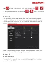 Preview for 5 page of Mapesen MP6200 Quick Operation Manual