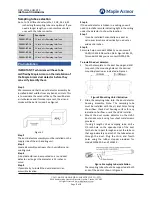 Preview for 2 page of Maple Armor FW562-A Instruction Manual