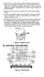 Предварительный просмотр 4 страницы Maple Chase EC74/50S Manual