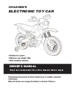 Предварительный просмотр 1 страницы Maplin N63LZ Owner'S Manual