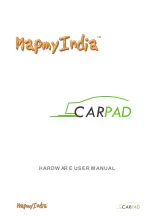 Preview for 1 page of Mapmyindia CarPad Hardware User Manual