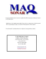 Предварительный просмотр 2 страницы MAQ SONAR 22KHz Technical And Installation Manual