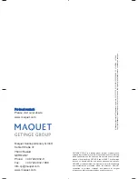 Preview for 27 page of Maquet HU 35 Instructions For Use Manual