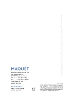 Preview for 58 page of Maquet ROTAFLOW User Manual