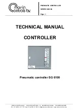 MAR-IN Controls SG 6100 Technical Manual preview