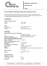 Preview for 2 page of MAR-IN Controls SG 6100 Technical Manual