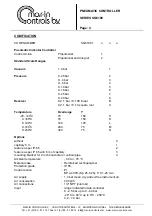 Preview for 4 page of MAR-IN Controls SG 6100 Technical Manual