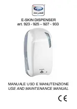 Preview for 1 page of MAR PLAST SPA E-SKIN 923 Use And Maintenance Manual